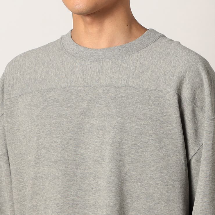 日本製 デラヴェ天竺切り替えロングスリーブTシャツ | NICOLE | 詳細画像5 