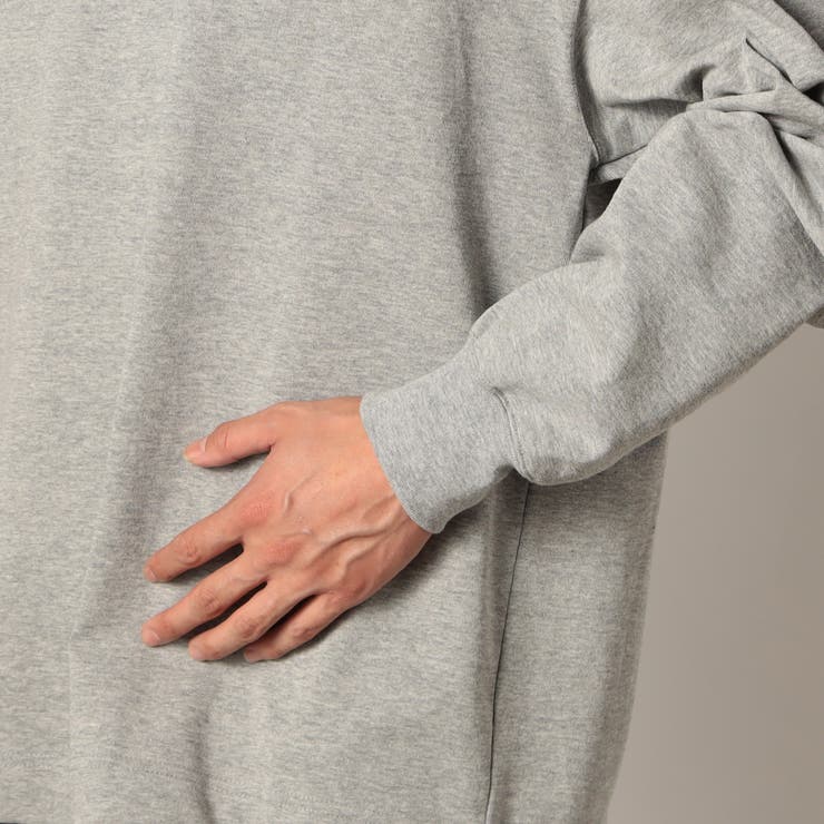 日本製 デラヴェ天竺切り替えロングスリーブTシャツ | NICOLE | 詳細画像6 