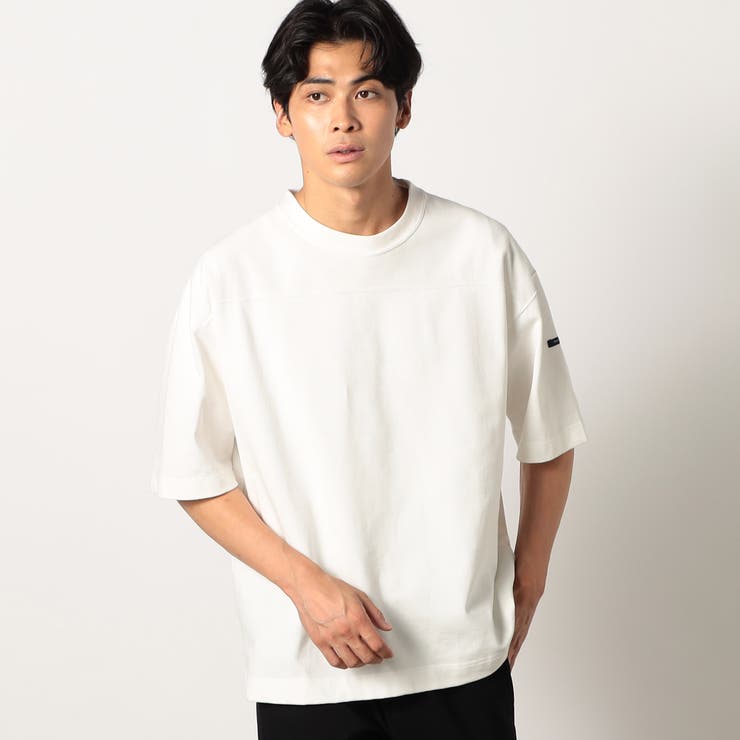 日本製 デラヴェ天竺切り替えTシャツ | NICOLE | 詳細画像1 