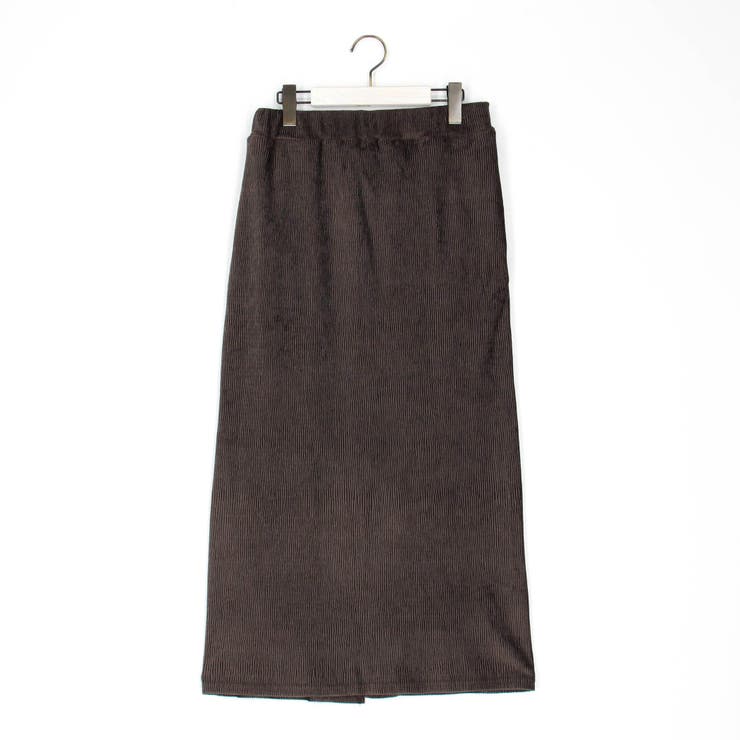 リブベロアタイトスカート[品番：NICW0006237]｜NICOLE（ニコル）の