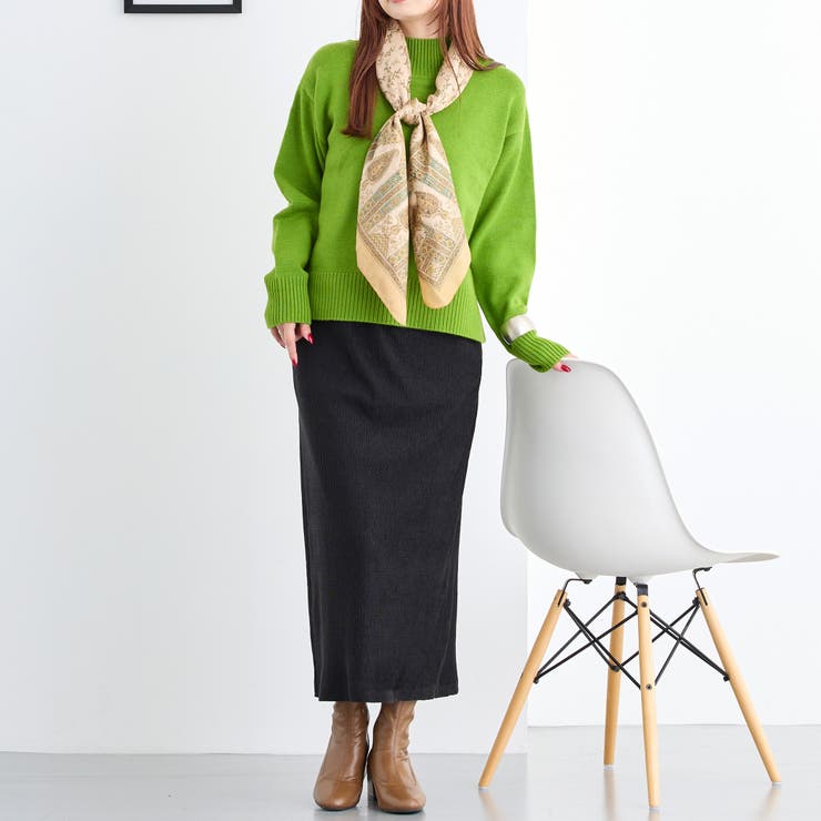 リブベロアタイトスカート | NICOLE | 詳細画像21 