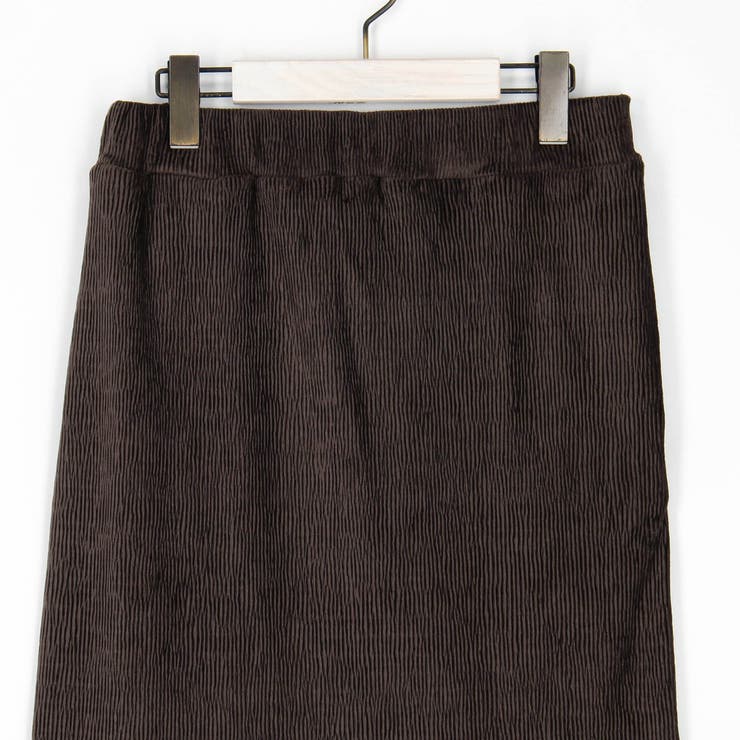 リブベロアタイトスカート | NICOLE | 詳細画像7 