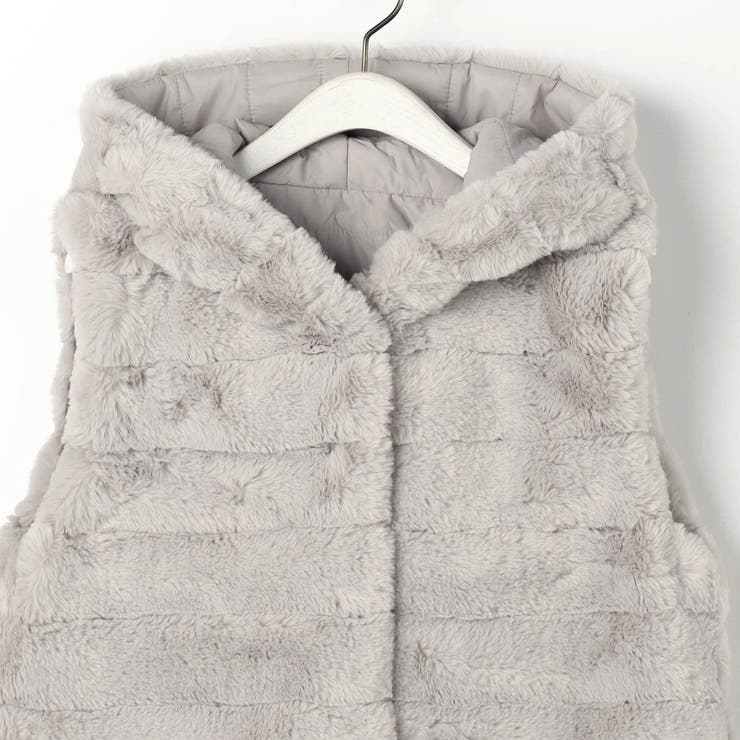 リバーシブルファーベスト | NICOLE | 詳細画像11 