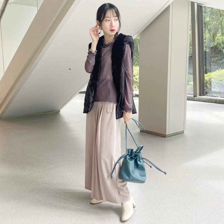 リバーシブルファーベスト | NICOLE | 詳細画像31 