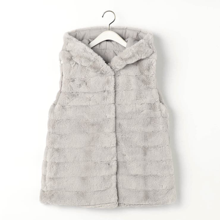 リバーシブルファーベスト | NICOLE | 詳細画像7 