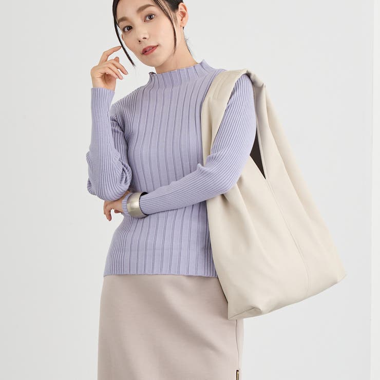 64サックス | ランダムリブニットプルオーバー | NICOLE