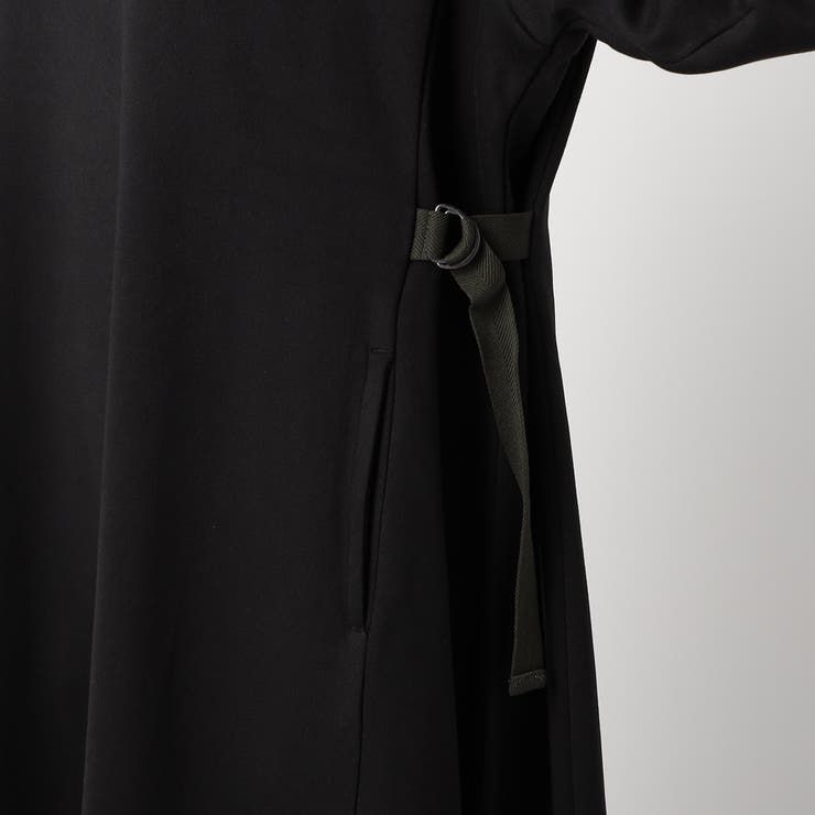 脇ベルト付き ロング丈ワンピース[品番：NICW0006189]｜NICOLE（ニコル