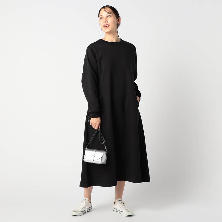 脇ベルト付き ロング丈ワンピース[品番：NICW0006189]｜NICOLE（ニコル