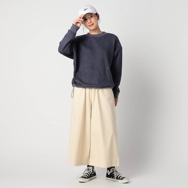 スーパーストレッチ 裏起毛ワイドパンツ | NICOLE | 詳細画像3 