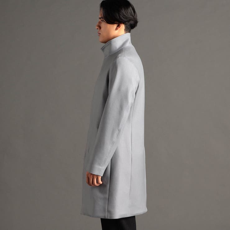 ダウンファブリックカルゼ スタンドカラーコート | NICOLE | 詳細画像6 