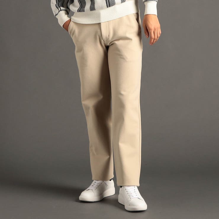 28オフホワイト | ハイストレッチジャージ ワイドパンツ | NICOLE