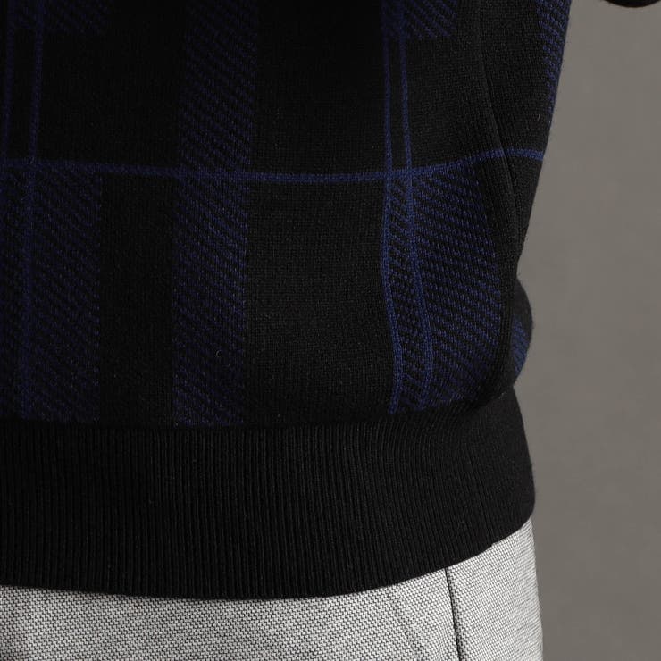 グラフィックダブルジャカード クルーネックニット | NICOLE | 詳細画像8 