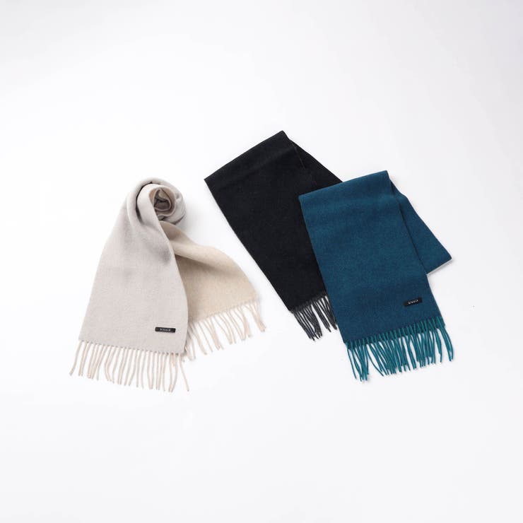 ヘリンボン リバーシブルマフラー | NICOLE | 詳細画像4 