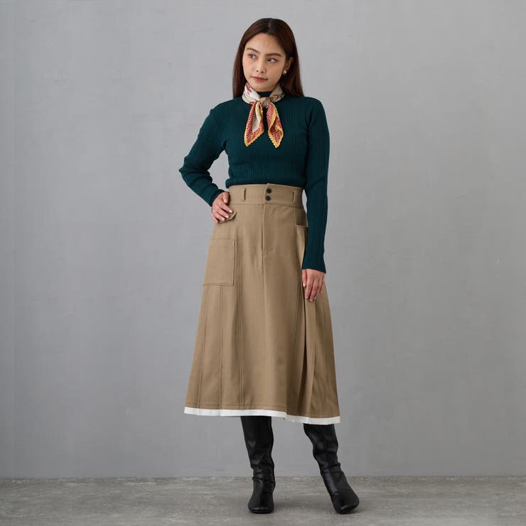 アシメプリーツAラインスカート | NICOLE | 詳細画像17 