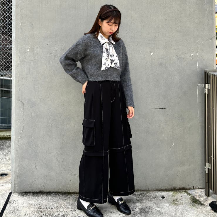 モヘアタッチニットプルオーバー | NICOLE | 詳細画像15 