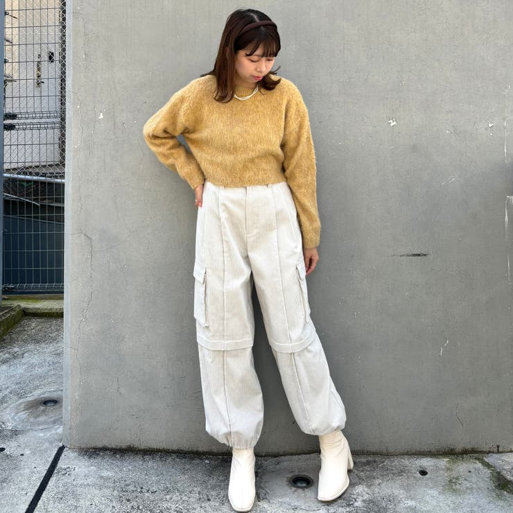 モヘアタッチニットプルオーバー | NICOLE | 詳細画像18 