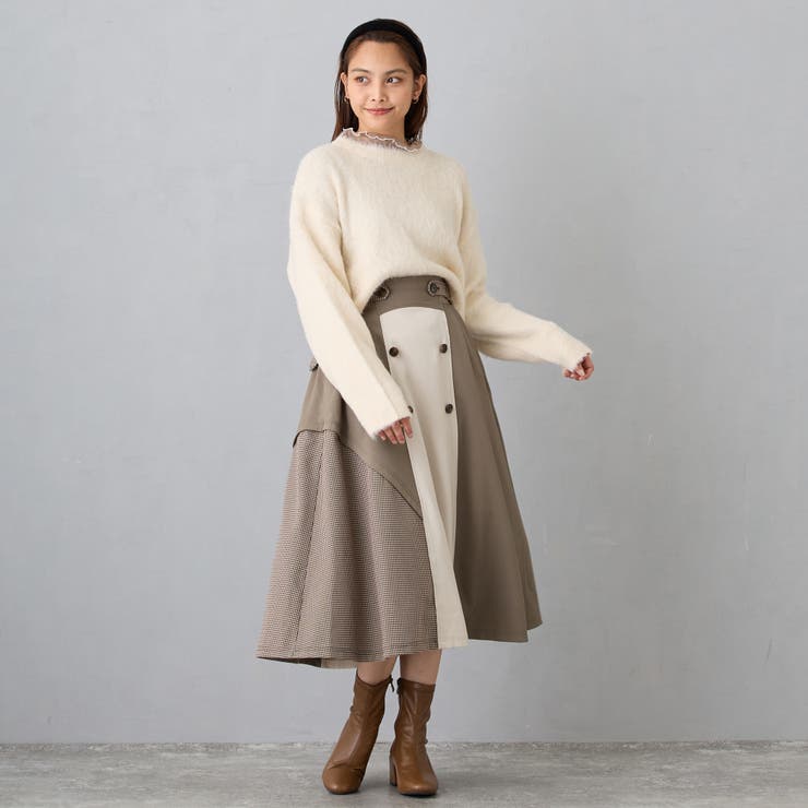 モヘアタッチニットプルオーバー | NICOLE | 詳細画像20 