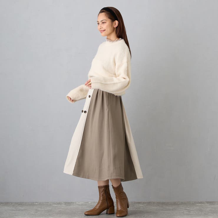 モヘアタッチニットプルオーバー | NICOLE | 詳細画像21 