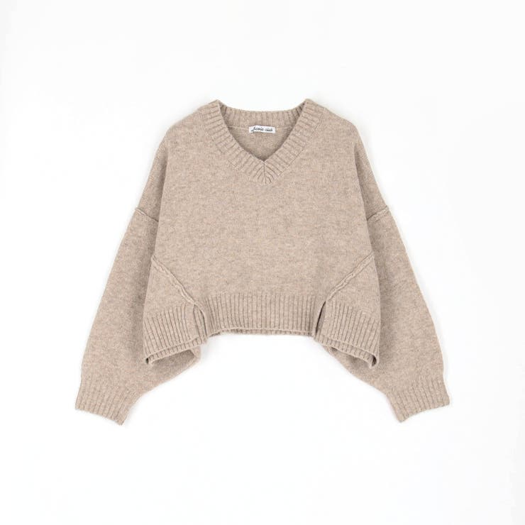 Vネックニットプルオーバー | NICOLE | 詳細画像9 