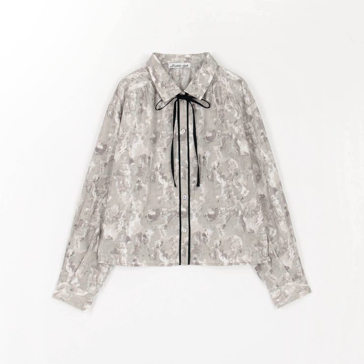 パイピング柄ブラウス | NICOLE | 詳細画像2 