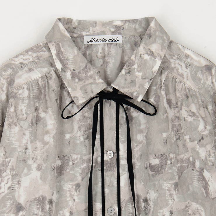 パイピング柄ブラウス | NICOLE | 詳細画像7 