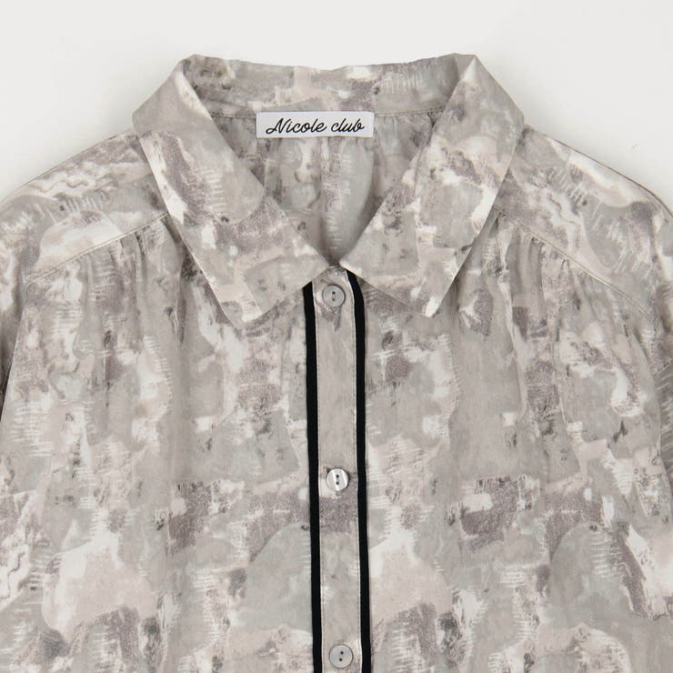 パイピング柄ブラウス | NICOLE | 詳細画像8 