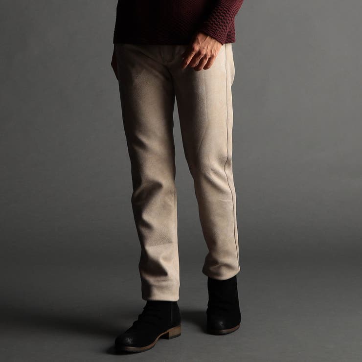 19ライトグレー | 【24年モデル EC限定再販売】スウェード調カットソーパンツ | NICOLE