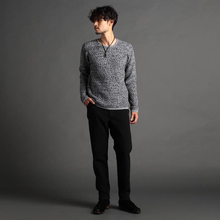 【24年モデル EC限定再販売】リンクスバスケットクルーネックニット | NICOLE | 詳細画像5 