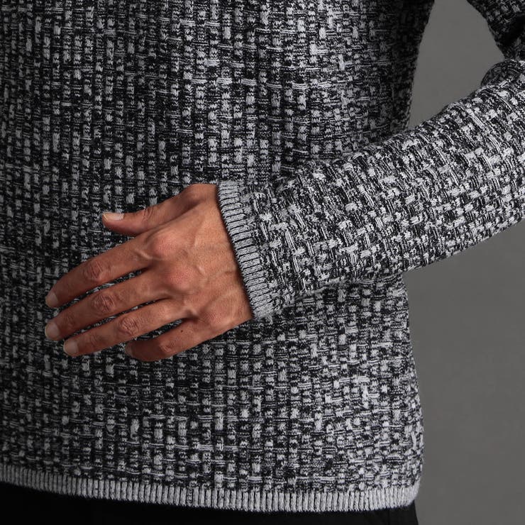 【24年モデル EC限定再販売】リンクスバスケットクルーネックニット | NICOLE | 詳細画像9 