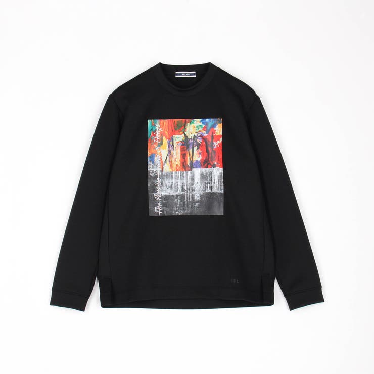 【RIELABO】グラフィックプリントクルーネック長袖Ｔシャツ | NICOLE | 詳細画像12 