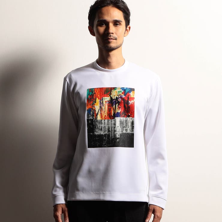 【RIELABO】グラフィックプリントクルーネック長袖Ｔシャツ | NICOLE | 詳細画像8 