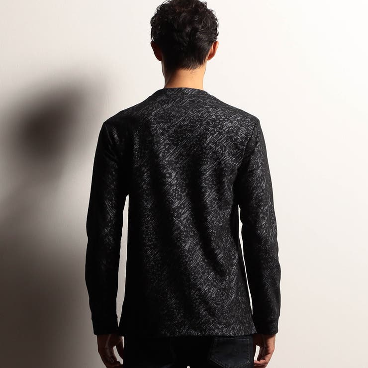 【RIELABO】フラワージャカードボンディング Ｖネックプルオーバー | NICOLE | 詳細画像6 