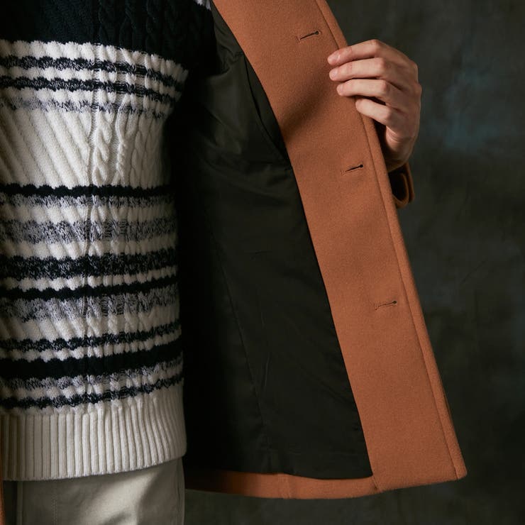 ストレッチメルトンスタンドミドルコート | NICOLE | 詳細画像14 