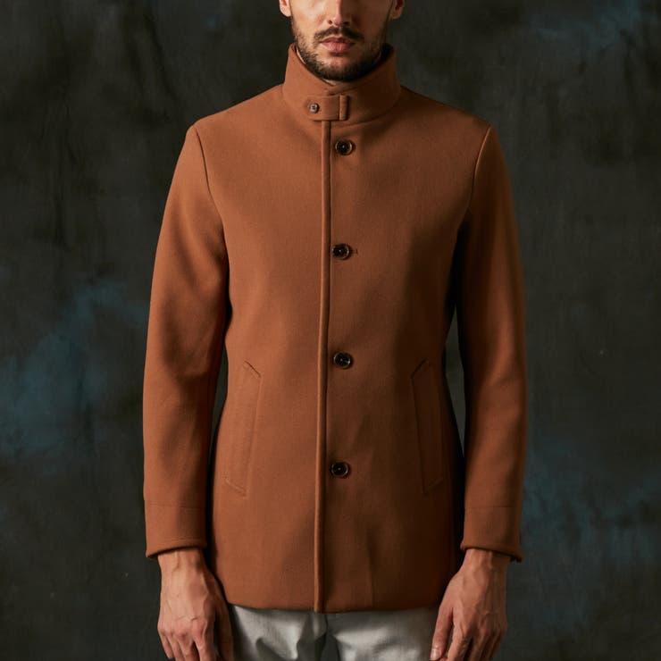 ストレッチメルトンスタンドミドルコート | NICOLE | 詳細画像5 