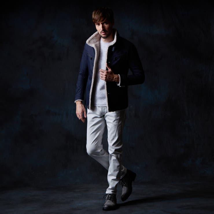 裏ボアムートン風スタンドブルゾン | NICOLE | 詳細画像3 