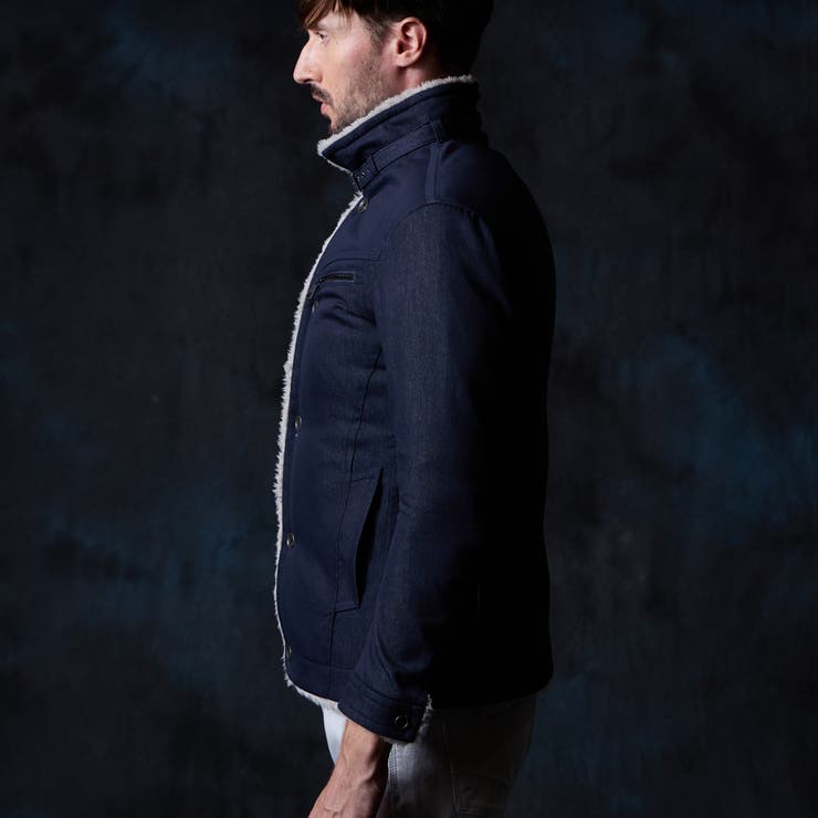 裏ボアムートン風スタンドブルゾン | NICOLE | 詳細画像7 