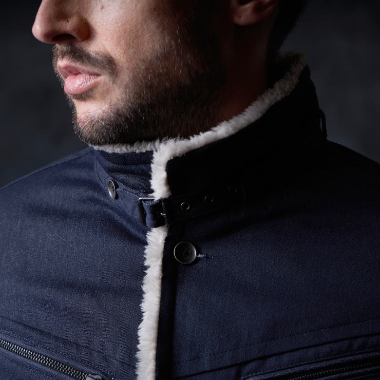 裏ボアムートン風スタンドブルゾン | NICOLE | 詳細画像8 