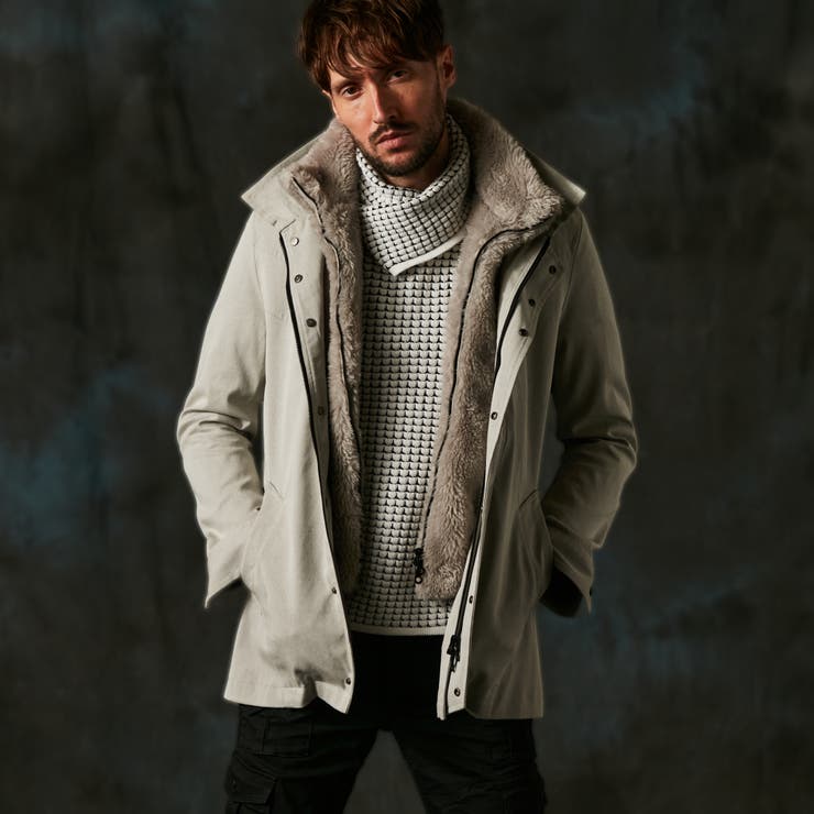 フード着脱２WAYスタンドコート | NICOLE | 詳細画像1 