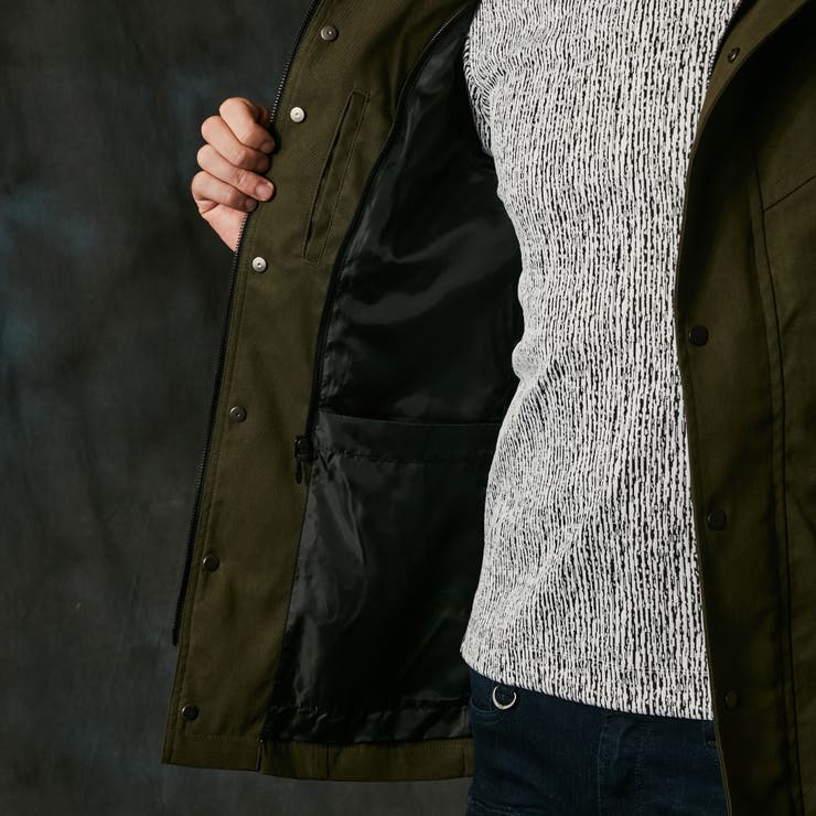 フード着脱２WAYスタンドコート | NICOLE | 詳細画像14 