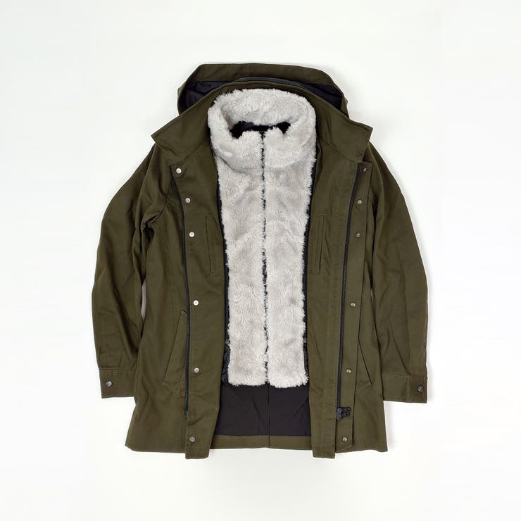 フード着脱２WAYスタンドコート | NICOLE | 詳細画像19 