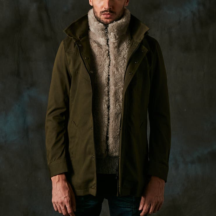 フード着脱２WAYスタンドコート | NICOLE | 詳細画像7 