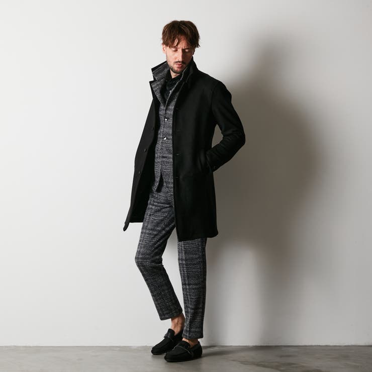 マイクロ起毛ポンチスタンドコート[品番：NICW0006215]｜NICOLE