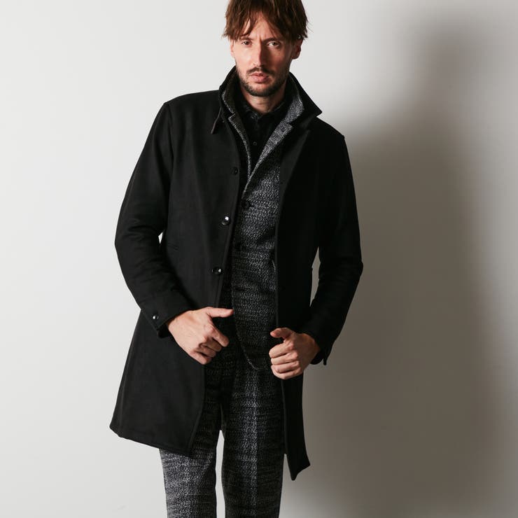 マイクロ起毛ポンチスタンドコート[品番：NICW0006215]｜NICOLE