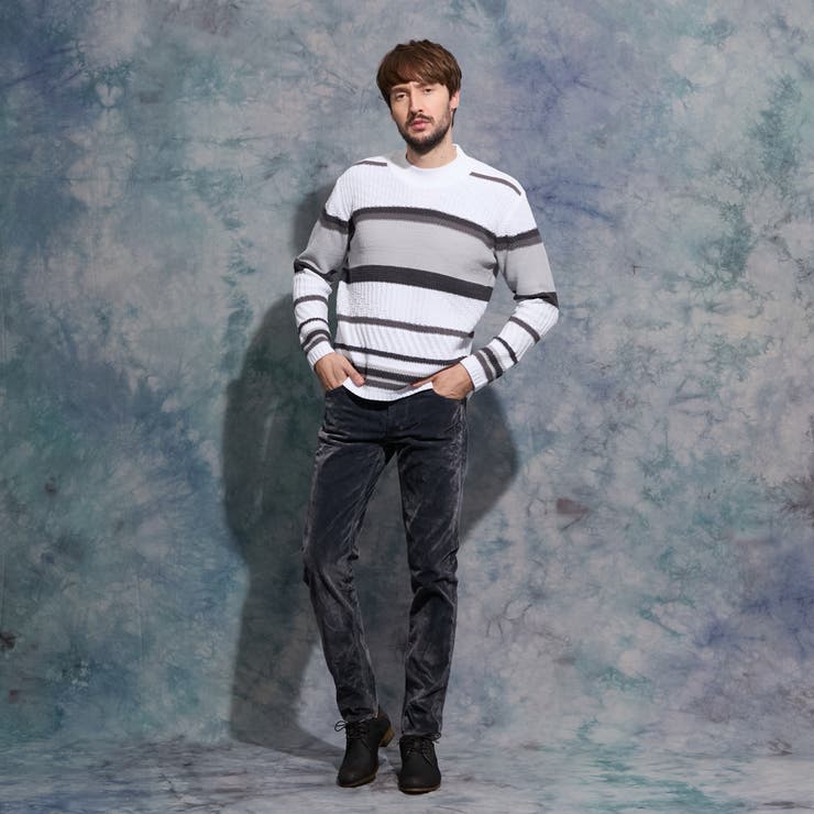 フロッキープリントデニムパンツ | NICOLE | 詳細画像2 