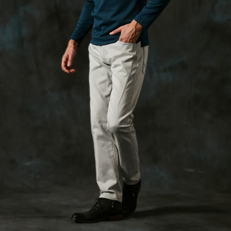 ヨコクロサテンストレッチ裏起毛パンツ | NICOLE | 詳細画像1 