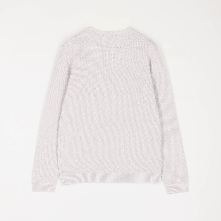 バイヤスジャガードクルーネックニット | NICOLE | 詳細画像2 