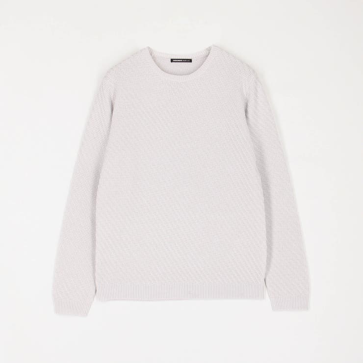 92その他3 | バイヤスジャガードクルーネックニット | NICOLE