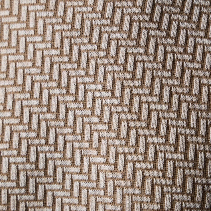 幾何学柄引き揃えＪＱクルーネックニット | NICOLE | 詳細画像12 