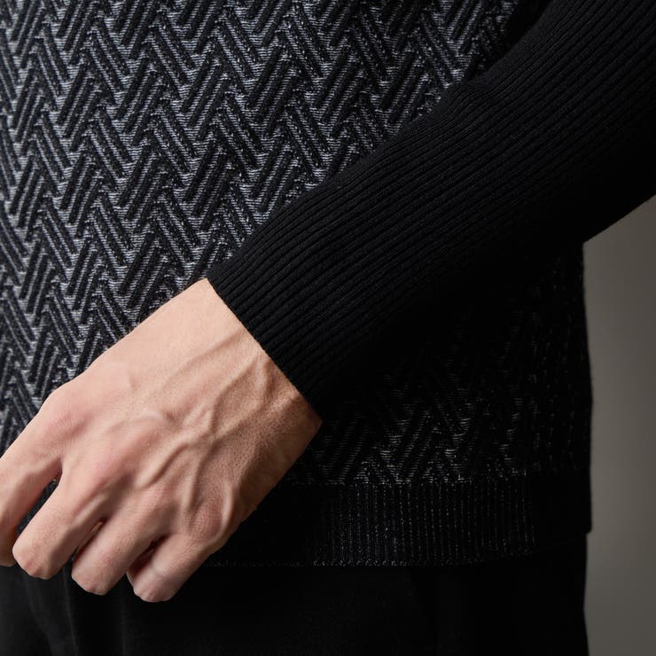 バスケットジャガードタートルネックニット | NICOLE | 詳細画像10 