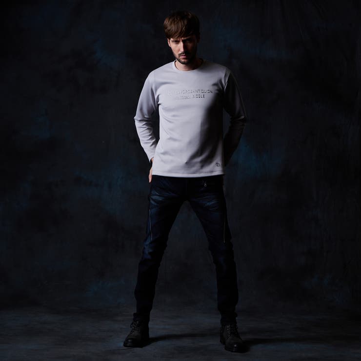 ストレッチポンチジェルプリント長袖Ｔシャツ | NICOLE | 詳細画像4 